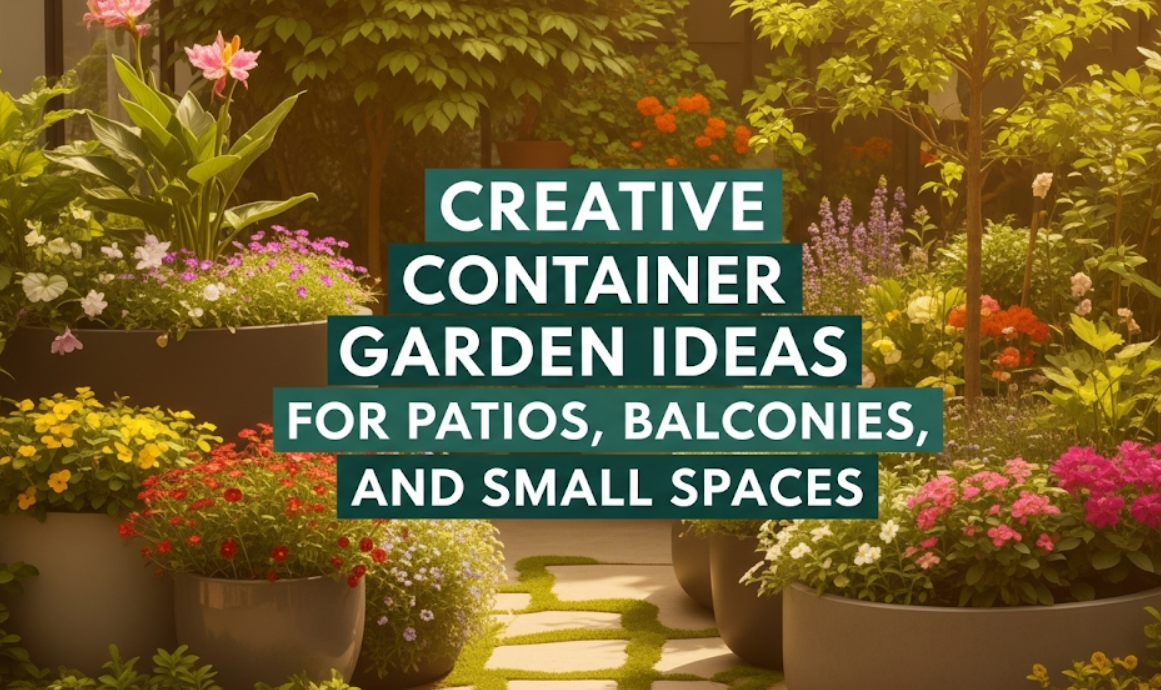 Creative Container Garden Ideas for Patios, Balconies, and Small Spaces